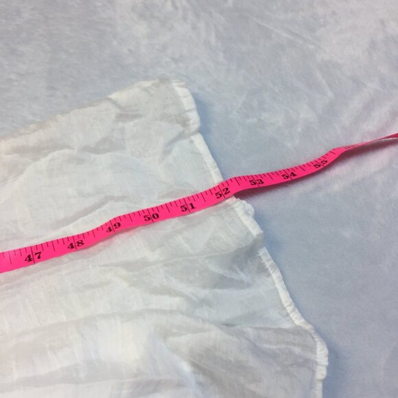 Zara Strappy Guipure Maxi Lace Dress XS Womans White V-neck Low Back Beach Boho - Picture 14 of 14